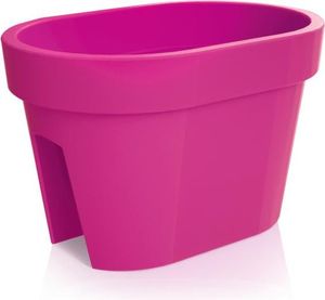 Prosperplast Blumentopf LOFLY RAILING Lang Magenta 39,6 cm