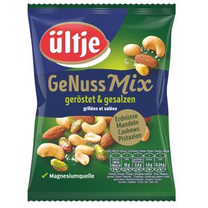 ültje GeNuss Mix geröstet und gesalzen 4 verschiedenen Nussorten 150g