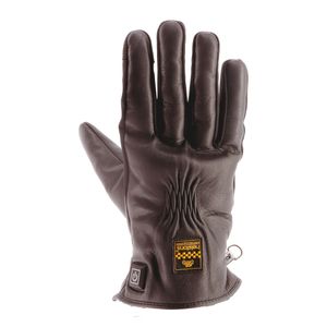 Helstons Benson beheizbare Motorrad Handschuhe (Dark Brown,11)