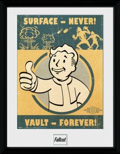 poster im Rahmen Fallout 4 Vault Forever 30 x 40 cm