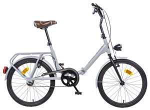 Aurelia Faltrad 20 Zoll 27 cm Unisex Felgenbremse Grau Fahrrad