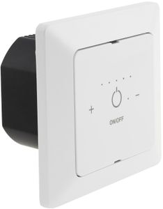 MILOS Wifi Schalter mit Dimmer Unterputz 230V SmartHome manuelle Schaltung EIN/AUS Dimmen und App Steuerung Android iOS Alexa Google kompatibel