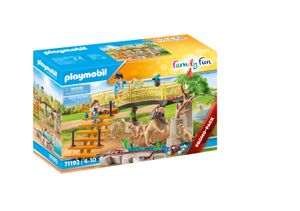 PLAYMOBIL Family Fun 71192 Löwen im Freigehege