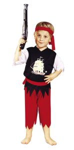 Kostüm Pirat Piratenkostüm Seeräuber Freibeuter für Kinder Kinderkostüm Gr. 98 - 116, Größe:110