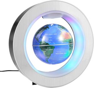 Magnetic Levitating Globe, Geschenkdekoration Schwebender schwebender Globus, Magnetische Schweben Weltkarte Kugeln interaktiver globus die Kugel Weltkarte