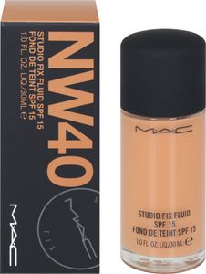 MAC Studio Fix Fluid Foundation SPF15 NW40 langanhaltendes Make-up für eine einheitliche und aufgehellte Gesichtshaut 30 ml