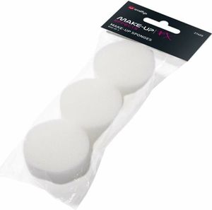 Smiffys 3er Pack Make-Up FX Essentials, pěnové kosmetické houbičky, Weiß