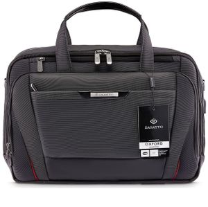 Zagatto Qualität Premium Kollektion 17,3 Zoll Schwarz Herren Laptoptasche ZG133 Businesstasche Laptop-Tasche Arbeitstasche Aktentasche Umhängetaschen