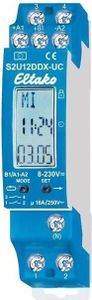 ELTAKO Zeitschaltuhr S2U12DDX-UC 2-Kanal 1+1S 1TE m.Display S2U12DDX-UC (23200901)