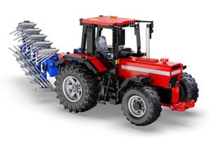 CaDA C 61052 Farm-Tractor  Klemmbausteine-Set 1675 Bauteile  mit 4 Motoren und vielen Funktionen Fernbedienung im Original-Karton mit gut bebildeter Anleitung