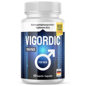 Vigordic Nahrungsergänzungsmittel mit L-Arginin, L-Citrullin, Maca und Zink 1 x 60 Kapseln
