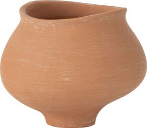 J-Line Blumentopf Kaia  Rund Zement Terra Large