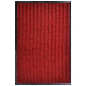 Vintage-Stil©Türmatte Rot 160x220 cm PVC Fußmatte/Schmutzfangmatte/Fußabtreter/Sauberlaufmatten wundervoll zeitlosen Design