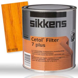 Sikkens Cetol Filter 7 Plus kiefer Streichlasur Dickschicht 2500ml