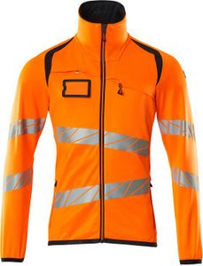 MASCOT® Fleecepullover mit Reißverschluss 19103-315-14010 Hi-vis Orange/Schwarzblau XL