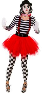 Tutu Rock Tüll Minirock rot blickdicht Kinder Karneval Fasching Kostüm 116/140