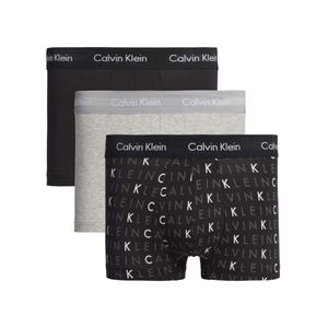 Calvin Klein Herren 3er Pack Low Rise Trunks, Mehrfarbig L