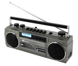 Soundmaster Retro Stereo Radiokassettenrekorder mit DAB+ und USB/SD/BT Wiedergabe