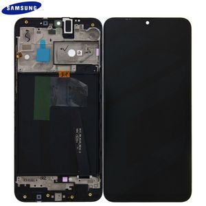 Original Samsung Galaxy A10 SM-A105 GH82-19515A LCD Display Digitizer Bildschirm Touch Screen (Service Pack) Black
