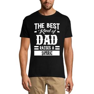 Herren Grafik T-Shirt Die beste Art von Vater zieht einen Samurai auf – The Best Kind Of Dad Raises A Samurai – Öko-Verantwortlich Vintage Jahrgang