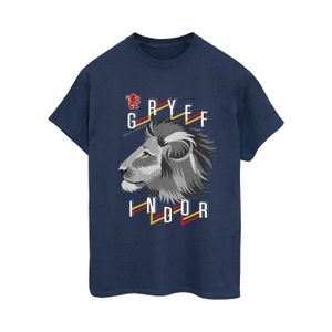 Harry Potter - "Gryffindor Lion Icon" T-Shirt für Damen BI28087 (L) (Marineblau)