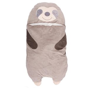 UNUS® Faultier Schlafsack Kinder Kuscheldecke Kinderschlafsack Mumienschlafsack