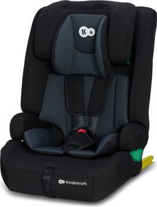 Kinderkraft SAFETY FIX 2 i-Size - Autokindersitz Autositz 76-150 cm - R129 Norm - ISOFIX - TOP TETHER - H-GUARD - SPS - 12-fach Kopfstütze - Schwarz