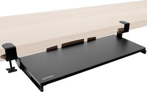 Duronic DKTPX2 Tastaturplattform | Unter Schreibtischschublade für Tastatur und Maus | Aufsteckbares Tastaturfach | Ergonomische Workstation-Lösung | Ausziehbar | Einfache Montage