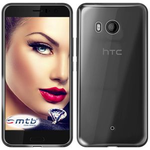 mtb more energy® Schutz-Hülle Clear & Slim für HTC U11 (5.5'') | transparent | flexibel | TPU Case Schutz Hülle Tasche