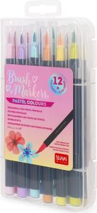 LEGAMI Set mit 12 Pinselstiften Brush Markers PASTEL