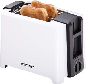 Cloer Toaster 3531 Toaster Weiss-Schwarz