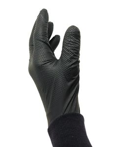 Gogrip PRO Nitril-Handschuhe, Schwarz, L, 50 Stk.