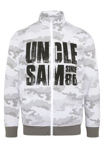 Uncle Sam Label-Sweatjacke im Logo-Look