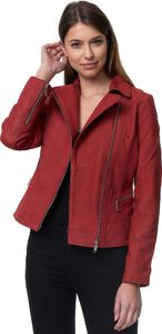 Tazzio Damen Lederjacke F500 (Bordo, S)