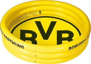 Happy People 16110 - BVB 3-Ring-Pool ca. 100x23 cm Planschbecken Babypool Kinder Borussia Dortmund