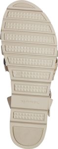 Tamaris Damen Sandale Plateau gekreuzte Riemchen Flechtoptik 1-28145-42, Größe:40 EU, Farbe:Beige Tamaris Damen Sandale Plateau gekreuzte Riemchen Flechtoptik 1-28145-42, Größe:40 EU, Farbe:Beige