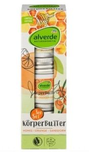 Alverde, Energy, Zestaw masła do ciała, 3x 50 ml (PRODUKT Z NIEMIEC)