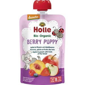 Holle Berry Puppy Apfel & Pfirsich mit Waldbeeren 100 g