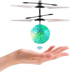 Infrarot Induktionsfliegender Fliegender Ball Drohnen für Kinder oder Erwachsene Geschenke für Jungen von 4 bis 12 Jahren，Grün