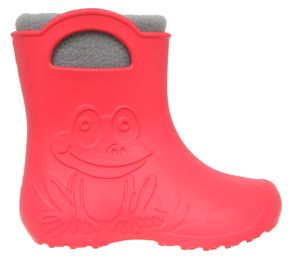 Camminare Schneestiefel Gummistiefel Frosch Rot mit Thermoeinsatz (ohne Befestigung)