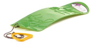 KAXL Plastový SNOWBOARD pro děti Barva: Zelená ISNOB-361C
