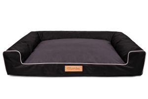Velká psí postel-Extra velká psí postel - Barva Černá - Velikost XXL-118x78 cm