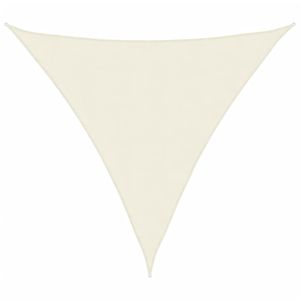 vidaXL Sonnensegel Oxford-Gewebe Dreieckig 5x5x5 m Creme