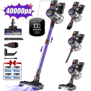 Aiibot Akku Staubsauger, 40000Pa Staubsauger Kabellos mit Smartes Touch Display,520W,2200 aMh,Bis zu 50 Min Laufzeit, 5-in-1 Filtersystem,4HEPA