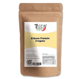 Tasty Pott Erbsenprotein Crispies  57% Eiweiß 1000g Beutel