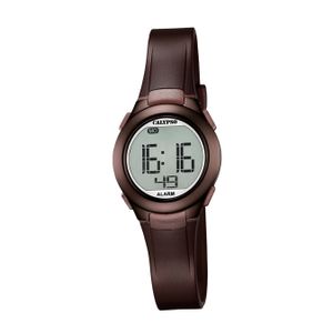 Calypso Kunststoff PUR Damen Uhr K5677/6 Armbanduhr braun Digital D2UK5677/6