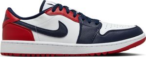 Buty do golfa Nike Air Jordan 1 Low G - white/gym red_lt smoke grey, Größe:6