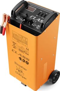 Wiltec nabíječka baterií 12V 24V 30A baterie, nabíječka a startér pro motocykly, osobní a nákladní automobily, nabíječka baterií Boost 430 s rychlonabíjením
