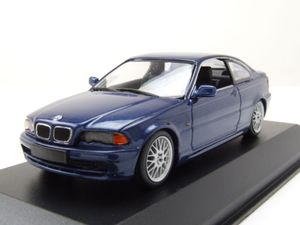 Maxichamps 940028321 BMW 3er E46 Coupe 1999 blau metallic 1:43