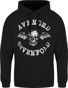 Avenged Sevenfold - Mikina s kapucňou pre mužov/dámy Uni RO2543 (L) (Black)